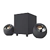Creative Pebble Plus 2.1 USB-Powered Desktop Speakers with Powerful Down-Firing Subwoofer and Far-Field Drivers, Black Creative Pebble Plus 2.1 USB-Powered Desktop Speakers with Powerful Down-Firing Subwoofer and Far-Field Drivers, Black
