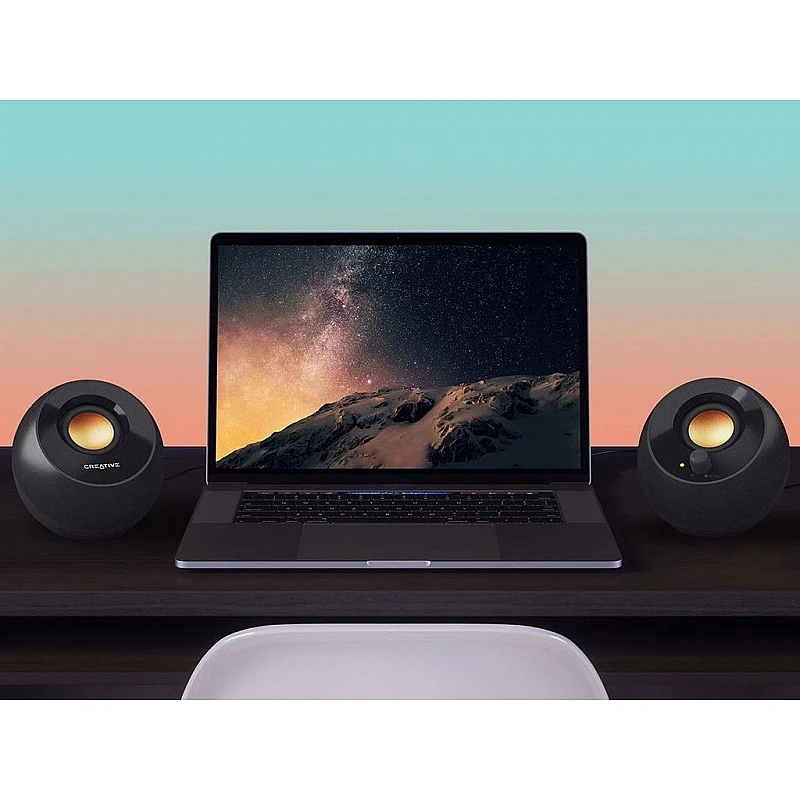 Creative Pebble Plus 2.1 USB-Powered Desktop Speakers with Powerful Down-Firing Subwoofer and Far-Field Drivers, Black Creative Pebble Plus 2.1 USB-Powered Desktop Speakers with Powerful Down-Firing Subwoofer and Far-Field Drivers, Black