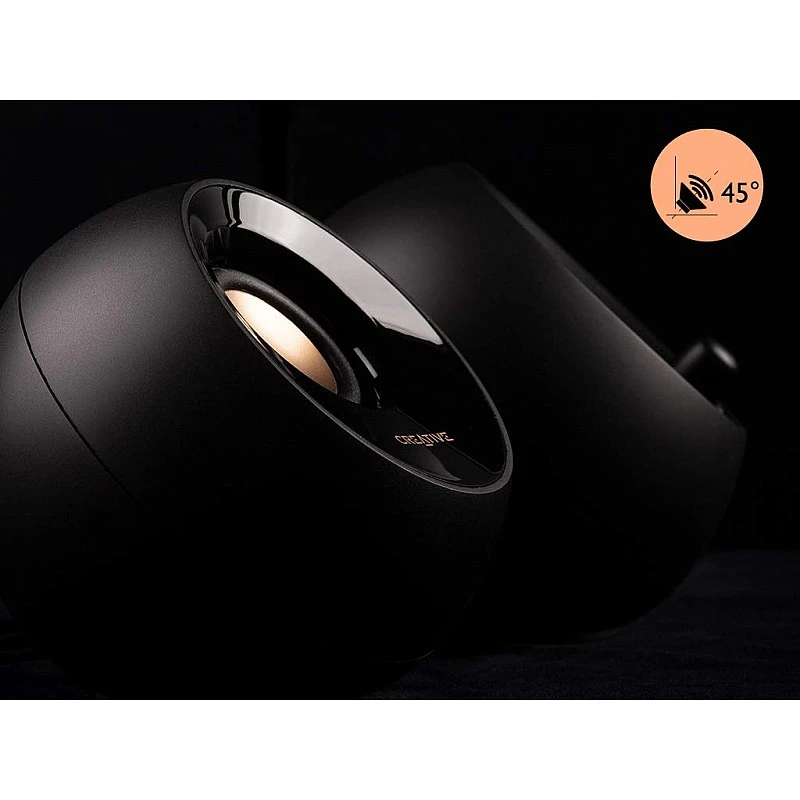 Creative Pebble Plus 2.1 USB-Powered Desktop Speakers with Powerful Down-Firing Subwoofer and Far-Field Drivers, Black Creative Pebble Plus 2.1 USB-Powered Desktop Speakers with Powerful Down-Firing Subwoofer and Far-Field Drivers, Black