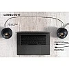 Creative Pebble V2 - Minimalistic 2.0 USB-C Powered Desktop Speakers, 3.5 mm AUX-in Type-A Adapter Cable (Black) Creative Pebble V2 - Minimalistic 2.0 USB-C Powered Desktop Speakers, 3.5 mm AUX-in Type-A Adapter Cable (Black)