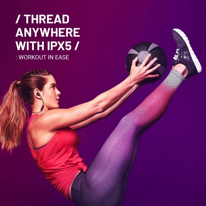 CrossBeats PULSE Wireless Neckband with ASAP Charge, Upto 7hrs Playtime, IPX5, Wireless Bluetooth Earphone with Mic -Black CrossBeats PULSE Wireless Neckband with ASAP Charge, Upto 7hrs Playtime, IPX5, Wireless Bluetooth Earphone with Mic -Black