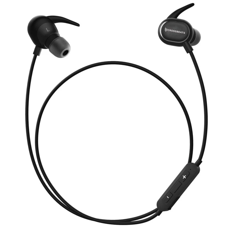 CrossBeats PULSE Wireless Neckband with ASAP Charge, Upto 7hrs Playtime, IPX5, Wireless Bluetooth Earphone with Mic -Black CrossBeats PULSE Wireless Neckband with ASAP Charge, Upto 7hrs Playtime, IPX5, Wireless Bluetooth Earphone with Mic -Black