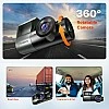 Crossbeats RoadEye Neo Dash Camera for Car | WiFi & APP | 2MP FHD 1080p 170° Wide Angle Dashcam | 360° Front Camera for Car | Night Vision | G-Sensor | Loop & Audio Recording | Easy DIY Set Up Crossbeats RoadEye Neo Dash Camera for Car | WiFi & APP | 2MP FHD 1080p 170° Wide Angle Dashcam | 360° Front Camera for Car | Night Vision | G-Sensor | Loop & Audio Recording | Easy DIY Set Up