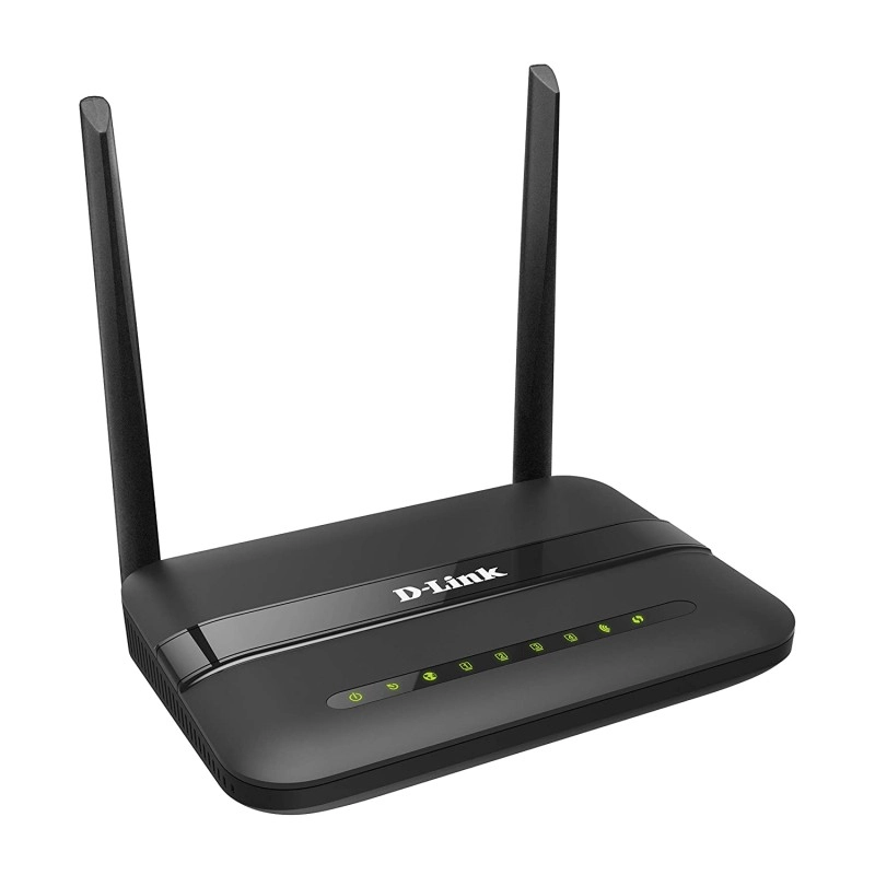 D-Link DSL-2750U Wireless-N 300 ADSL2/2 4-Port Router RJ-11 Internet port Works with Telephone Line of BSNL MTNL D-Link DSL-2750U Wireless-N 300 ADSL2/2 4-Port Router RJ-11 Internet port Works with Telephone Line of BSNL MTNL
