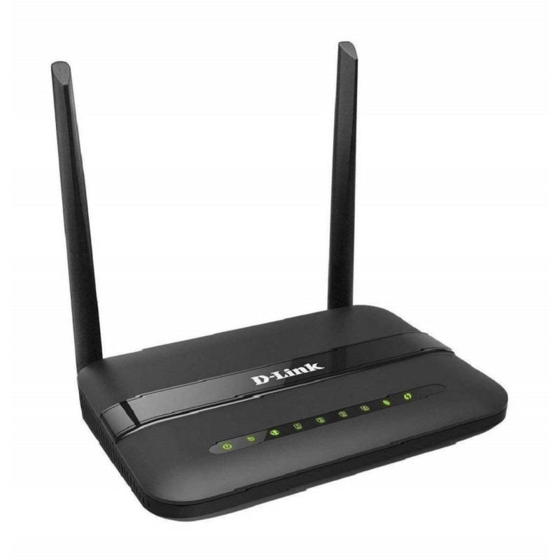 D-Link DSL-2750U Wireless-N 300 ADSL2/2 4-Port Router RJ-11 Internet port Works with Telephone Line of BSNL MTNL D-Link DSL-2750U Wireless-N 300 ADSL2/2 4-Port Router RJ-11 Internet port Works with Telephone Line of BSNL MTNL