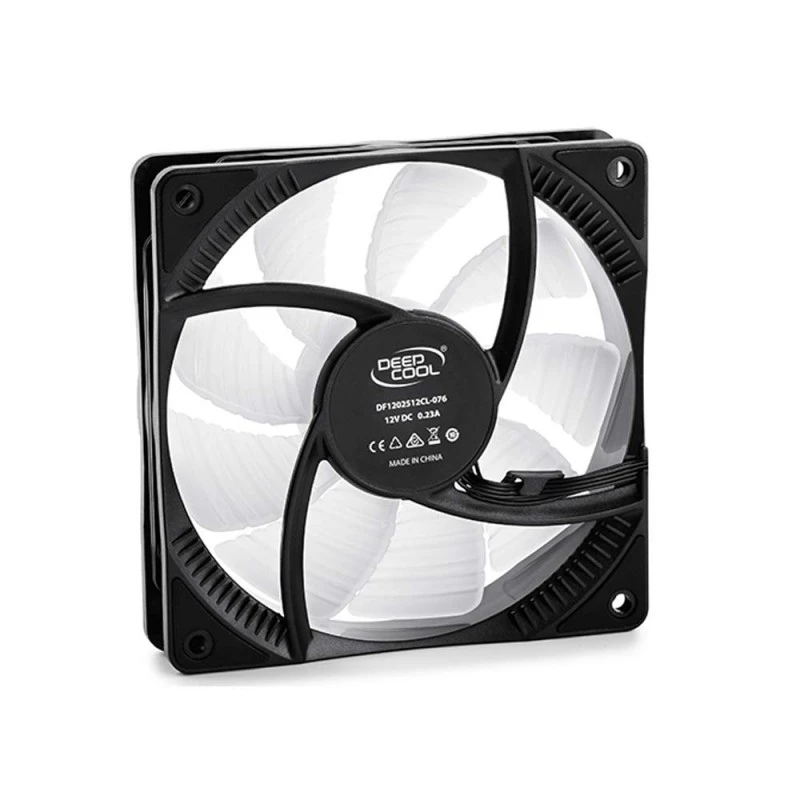 DEEPCOOL CF120 Plus 3 in 1 RGB 120 mm Case Fan Cooler Support A-RGB Motherboard Synchronization - DP-F12-AR-CF120P-3P DEEPCOOL CF120 Plus 3 in 1 RGB 120 mm Case Fan Cooler Support A-RGB Motherboard Synchronization - DP-F12-AR-CF120P-3P