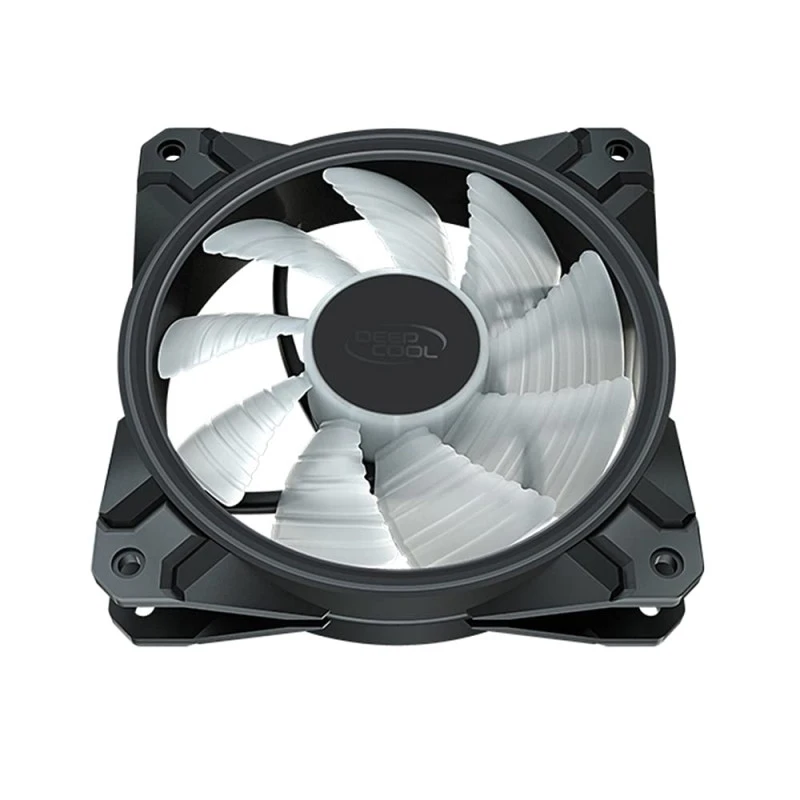 DEEPCOOL CF120 Plus 3 in 1 RGB 120 mm Case Fan Cooler Support A-RGB Motherboard Synchronization - DP-F12-AR-CF120P-3P DEEPCOOL CF120 Plus 3 in 1 RGB 120 mm Case Fan Cooler Support A-RGB Motherboard Synchronization - DP-F12-AR-CF120P-3P