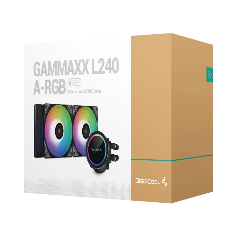 deepcool gammaxx l240 argb 240mm aio liquid cpu cooler i intel lga2066/2011-v3/2011/1700/1200/1151/1150/1155 i amd am4 - dp-h12cf-gl240-argb deepcool gammaxx l240 argb 240mm aio liquid cpu cooler i intel lga2066/2011-v3/2011/1700/1200/1151/1150/1155 i amd am4 - dp-h12cf-gl240-argb