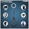 DIGITEK® (DLS-006FT) Lightweight & Portable Aluminum Alloy Light Stand for Ring Light, Reflector, Flash Units, Diffuser, Portrait, Softbox, Studio Lighting & More Ideal for Outdoor & Indoor Shoots DIGITEK® (DLS-006FT) Lightweight & Portable Aluminum Alloy Light Stand for Ring Light, Reflector, Flash Units, Diffuser, Portrait, Softbox, Studio Lighting & More Ideal for Outdoor & Indoor Shoots