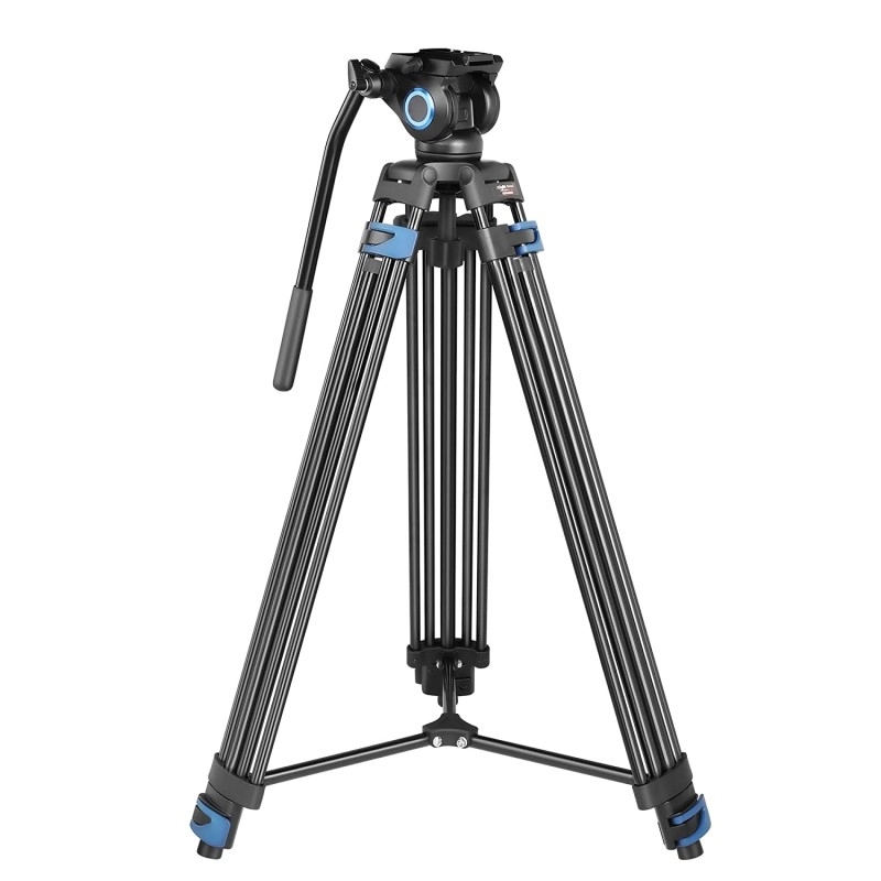 DIGITEK  (DPTR 605 VD) (183 cm) 2 Way Adjustable Pan Head, for Digital Video Cameras, Height 6 Feet, Maximum Load Upto (Black)