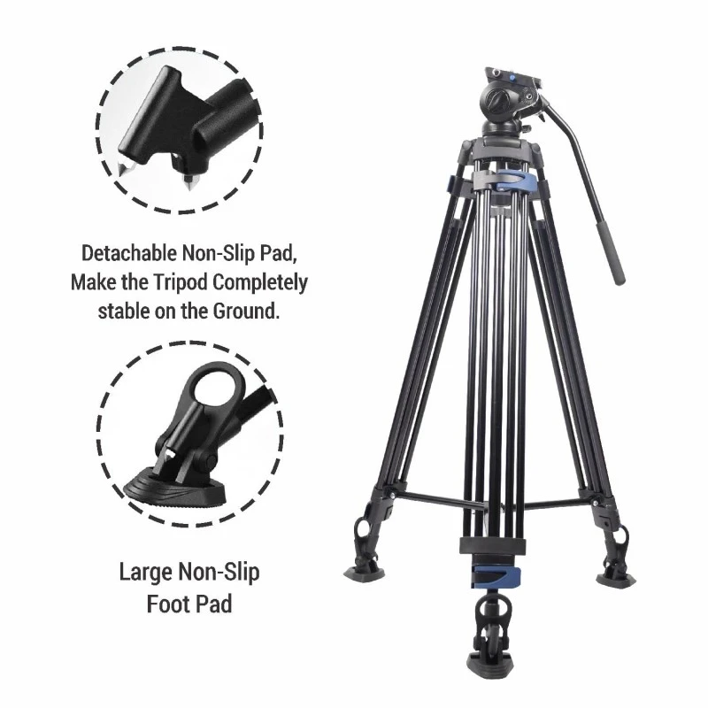 DIGITEK® (DPTR 895VD) 195 CM Tripod Cum Monopod with Aluminum Alloy & Multipurpose Head, 3-Way Head, Lightweight 590MM Folded with Carry Bag, Max Load 5Kg, Ideal for DSLR, DV Camera's DIGITEK® (DPTR 895VD) 195 CM Tripod Cum Monopod with Aluminum Alloy & Multipurpose Head, 3-Way Head, Lightweight 590MM Folded with Carry Bag, Max Load 5Kg, Ideal for DSLR, DV Camera's