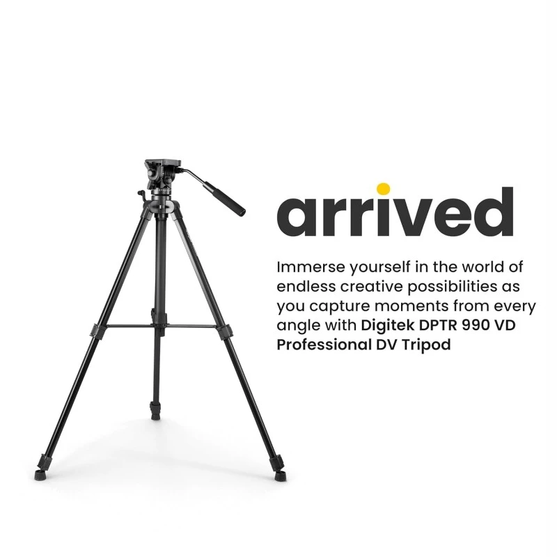 DIGITEK® (DPTR 895VD) 195 CM Tripod Cum Monopod with Aluminum Alloy & Multipurpose Head, 3-Way Head, Lightweight 590MM Folded with Carry Bag, Max Load 5Kg, Ideal for DSLR, DV Camera's DIGITEK® (DPTR 895VD) 195 CM Tripod Cum Monopod with Aluminum Alloy & Multipurpose Head, 3-Way Head, Lightweight 590MM Folded with Carry Bag, Max Load 5Kg, Ideal for DSLR, DV Camera's