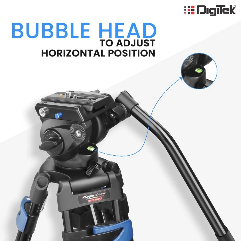 DIGITEK® (DPTR 895VD) 195 CM Tripod Cum Monopod with Aluminum Alloy & Multipurpose Head, 3-Way Head, Lightweight 590MM Folded with Carry Bag, Max Load 5Kg, Ideal for DSLR, DV Camera's DIGITEK® (DPTR 895VD) 195 CM Tripod Cum Monopod with Aluminum Alloy & Multipurpose Head, 3-Way Head, Lightweight 590MM Folded with Carry Bag, Max Load 5Kg, Ideal for DSLR, DV Camera's