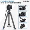DIGITEK® (DPTR 895VD) 195 CM Tripod Cum Monopod with Aluminum Alloy & Multipurpose Head, 3-Way Head, Lightweight 590MM Folded with Carry Bag, Max Load 5Kg, Ideal for DSLR, DV Camera's DIGITEK® (DPTR 895VD) 195 CM Tripod Cum Monopod with Aluminum Alloy & Multipurpose Head, 3-Way Head, Lightweight 590MM Folded with Carry Bag, Max Load 5Kg, Ideal for DSLR, DV Camera's