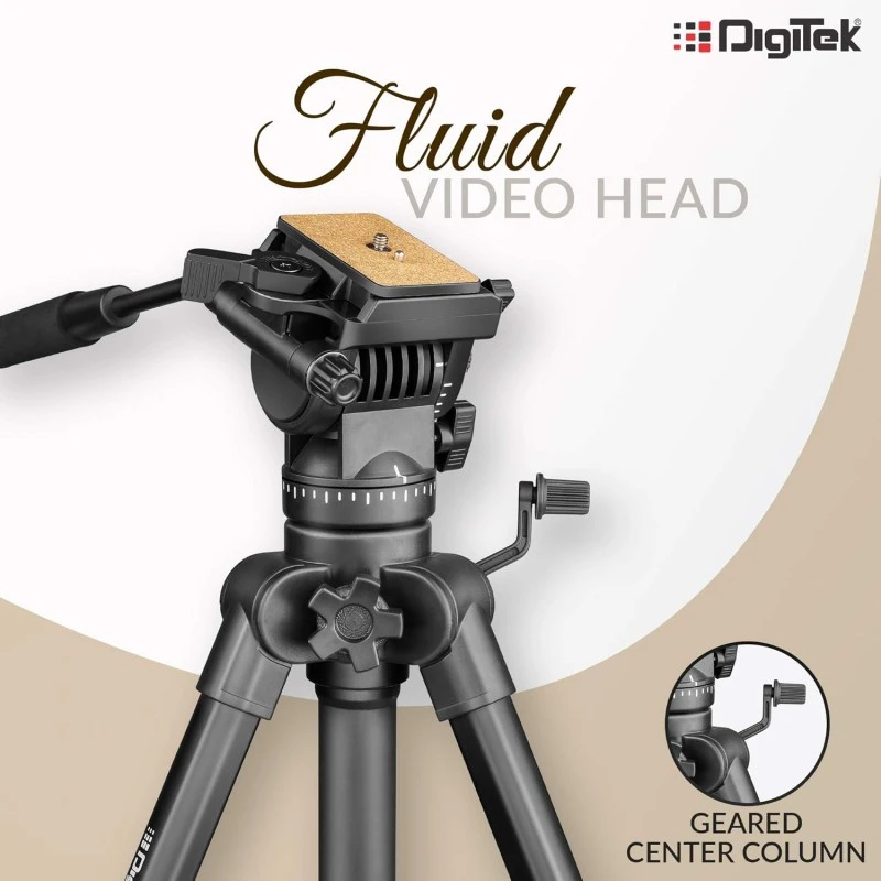 DIGITEK® (DPTR 895VD) 195 CM Tripod Cum Monopod with Aluminum Alloy & Multipurpose Head, 3-Way Head, Lightweight 590MM Folded with Carry Bag, Max Load 5Kg, Ideal for DSLR, DV Camera's DIGITEK® (DPTR 895VD) 195 CM Tripod Cum Monopod with Aluminum Alloy & Multipurpose Head, 3-Way Head, Lightweight 590MM Folded with Carry Bag, Max Load 5Kg, Ideal for DSLR, DV Camera's