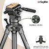 DIGITEK® (DPTR 895VD) 195 CM Tripod Cum Monopod with Aluminum Alloy & Multipurpose Head, 3-Way Head, Lightweight 590MM Folded with Carry Bag, Max Load 5Kg, Ideal for DSLR, DV Camera's DIGITEK® (DPTR 895VD) 195 CM Tripod Cum Monopod with Aluminum Alloy & Multipurpose Head, 3-Way Head, Lightweight 590MM Folded with Carry Bag, Max Load 5Kg, Ideal for DSLR, DV Camera's