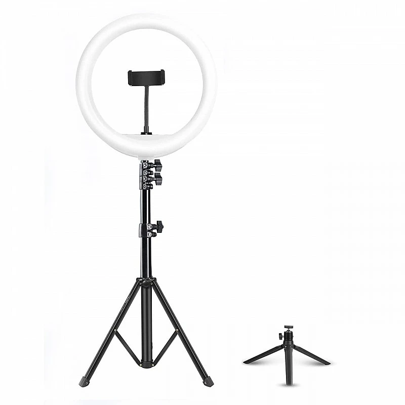 DIGITEK® (DRL-14C) Professional (31cm) Dual Temperature LED Ring Light with Tripod Stand & Mini Tripod for YouTube, Photo-Shoot, Video Shoot DIGITEK® (DRL-14C) Professional (31cm) Dual Temperature LED Ring Light with Tripod Stand & Mini Tripod for YouTube, Photo-Shoot, Video Shoot