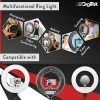 DIGITEK® (DRL 18RT C9) 18 Inch LED Ring Light with Remote Control & 250cm Stand - Smartphone Grip - AC Powered, USB Support - Adjustable Lighting Intensity - Photo, Video Shoots, Makeup, & Vlogging DIGITEK® (DRL 18RT C9) 18 Inch LED Ring Light with Remote Control & 250cm Stand - Smartphone Grip - AC Powered, USB Support - Adjustable Lighting Intensity - Photo, Video Shoots, Makeup, & Vlogging
