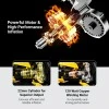 DYLECT Digital Tyre Inflator for Car, 12V DC, 22mm Cylinder, Upto 150 PSI, Portable Air Compressor Pump with LED Light, Auto Shut-Off, Sleek and Portable, Copper Winding, Fast Inflation, Carry Bag DYLECT Digital Tyre Inflator for Car, 12V DC, 22mm Cylinder, Upto 150 PSI, Portable Air Compressor Pump with LED Light, Auto Shut-Off, Sleek and Portable, Copper Winding, Fast Inflation, Carry Bag