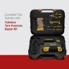 DYLECT Digital Tyre Inflator for Car, 12V DC, 22mm Cylinder, Upto 150 PSI, Portable Air Compressor Pump with LED Light, Auto Shut-Off, Sleek and Portable, Copper Winding, Fast Inflation, Carry Bag DYLECT Digital Tyre Inflator for Car, 12V DC, 22mm Cylinder, Upto 150 PSI, Portable Air Compressor Pump with LED Light, Auto Shut-Off, Sleek and Portable, Copper Winding, Fast Inflation, Carry Bag