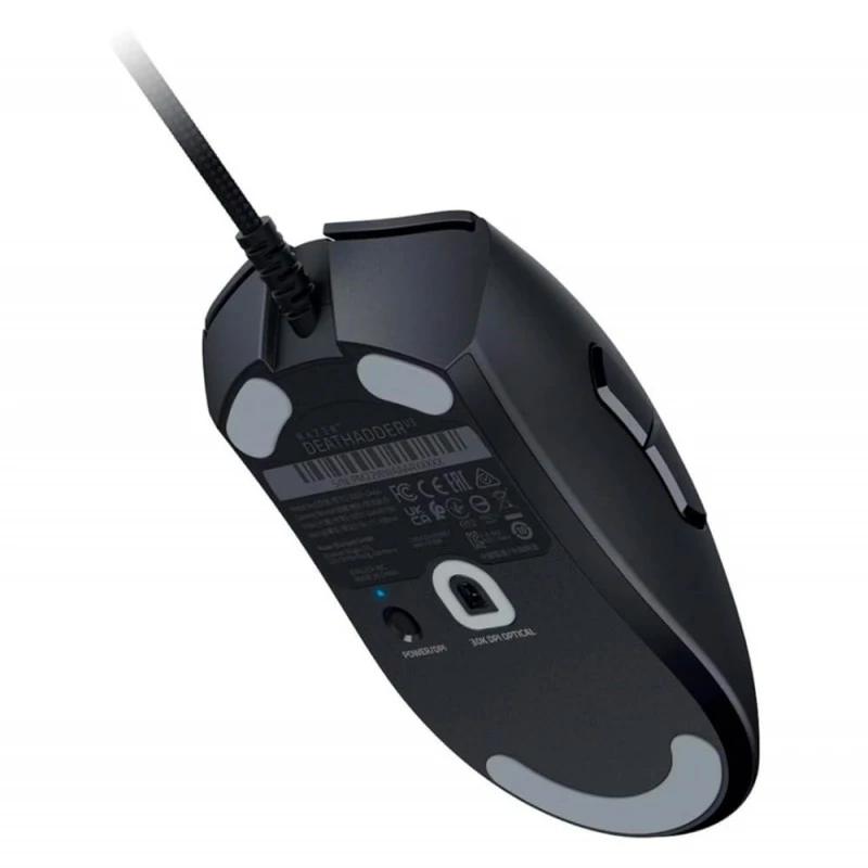 DeathAdder V3 Wired Gaming Mouse: 59g Ultra Lightweight - Focus Pro 30K Optical Sensor - Fast Optical Switches Gen-3 - 8K Hz HyperPolling - 6 Programmable Buttons - Ergonomic- Black-RZ01-04640100-R3M1 DeathAdder V3 Wired Gaming Mouse: 59g Ultra Lightweight - Focus Pro 30K Optical Sensor - Fast Optical Switches Gen-3 - 8K Hz HyperPolling - 6 Programmable Buttons - Ergonomic- Black-RZ01-04640100-R3M1