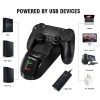 Dobe New World Ps4 Controller Charging Dock With Cable (Black), USB Dobe New World Ps4 Controller Charging Dock With Cable (Black), USB