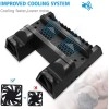Dobe PS4/PS4 Slim/PS4 Pro Multifunctional Vertical Stand Cooling Fan Stand,PS4 Controller Charging Dock Station with 12PCS Games Storage for PS4/PS4 Slim, PS4 Pro Console Dobe PS4/PS4 Slim/PS4 Pro Multifunctional Vertical Stand Cooling Fan Stand,PS4 Controller Charging Dock Station with 12PCS Games Storage for PS4/PS4 Slim, PS4 Pro Console