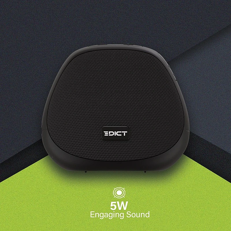 Boat Boomers ESP01 5 Watt Truly Wireless Bluetooth Portable Speaker Black Boat Boomers ESP01 5 Watt Truly Wireless Bluetooth Portable Speaker Black
