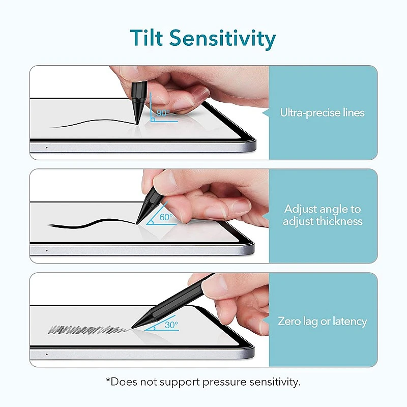 ESR Upgraded Stylus Pen for iPad Active Stylus with Palm Rejection, Precise and Rechargeable Pencil ESR Upgraded Stylus Pen for iPad Active Stylus with Palm Rejection, Precise and Rechargeable Pencil