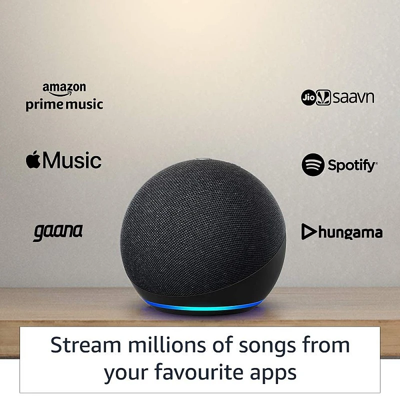 Echo Dot (4th Gen, 2020 release)| Smart speaker with Alexa (Black) Echo Dot (4th Gen, 2020 release)| Smart speaker with Alexa (Black)