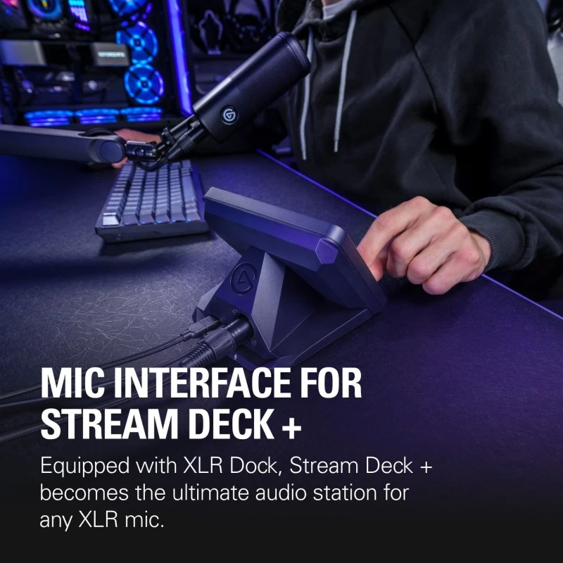 Elgato Stream Deck +,Audio Mixer,Production Console And Studio Controller And For Content Creators,Streaming,Gaming,With Customisable Touch Strip Dials And Lcd Keys,Works With Mac And Pc,USB-A,Black Elgato Stream Deck +,Audio Mixer,Production Console And Studio Controller And For Content Creators,Streaming,Gaming,With Customisable Touch Strip Dials And Lcd Keys,Works With Mac And Pc,USB-A,Black