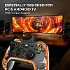 EvoFox Elite X Wireless Gamepad for PC, Macro Buttons, Adjustable Vibration, Turbo Mode, Analog Triggers, Low Latency, USB Extender, Blue Shell EvoFox Elite X Wireless Gamepad for PC, Macro Buttons, Adjustable Vibration, Turbo Mode, Analog Triggers, Low Latency, USB Extender, Blue Shell