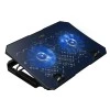 EvoFox Frost Laptop Cooling Pad with 125mm Silent Fans, 5 Adjustment Levels, Silicon Pads, Iron mesh and Blue LED Lights, 2 USB Ports, for Laptops up to 39.62 cm (15.6 inches) (Blue) EvoFox Frost Laptop Cooling Pad with 125mm Silent Fans, 5 Adjustment Levels, Silicon Pads, Iron mesh and Blue LED Lights, 2 USB Ports, for Laptops up to 39.62 cm (15.6 inches) (Blue)