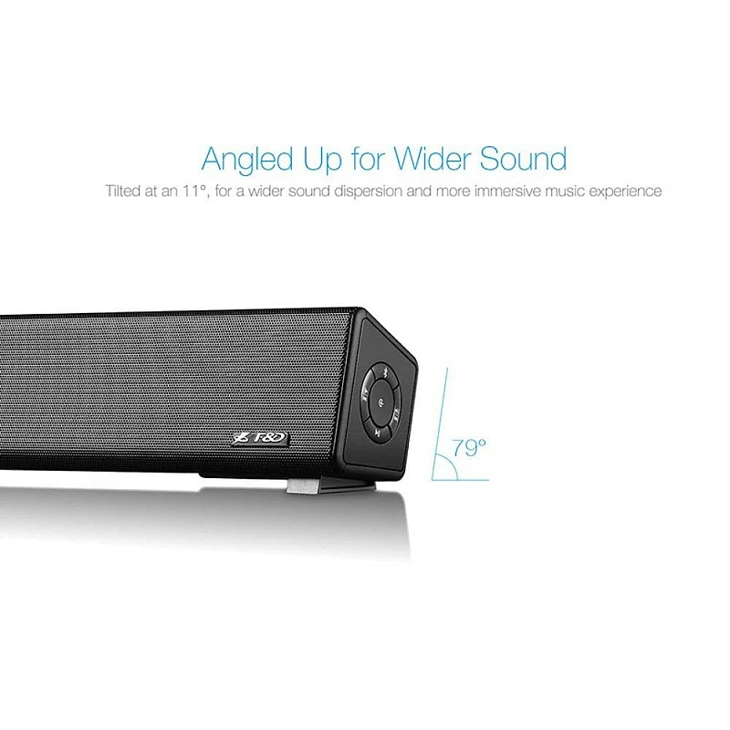 F&D 5W Wireless E200 Plus Sound Bar Speakers (Black) F&D 5W Wireless E200 Plus Sound Bar Speakers (Black)