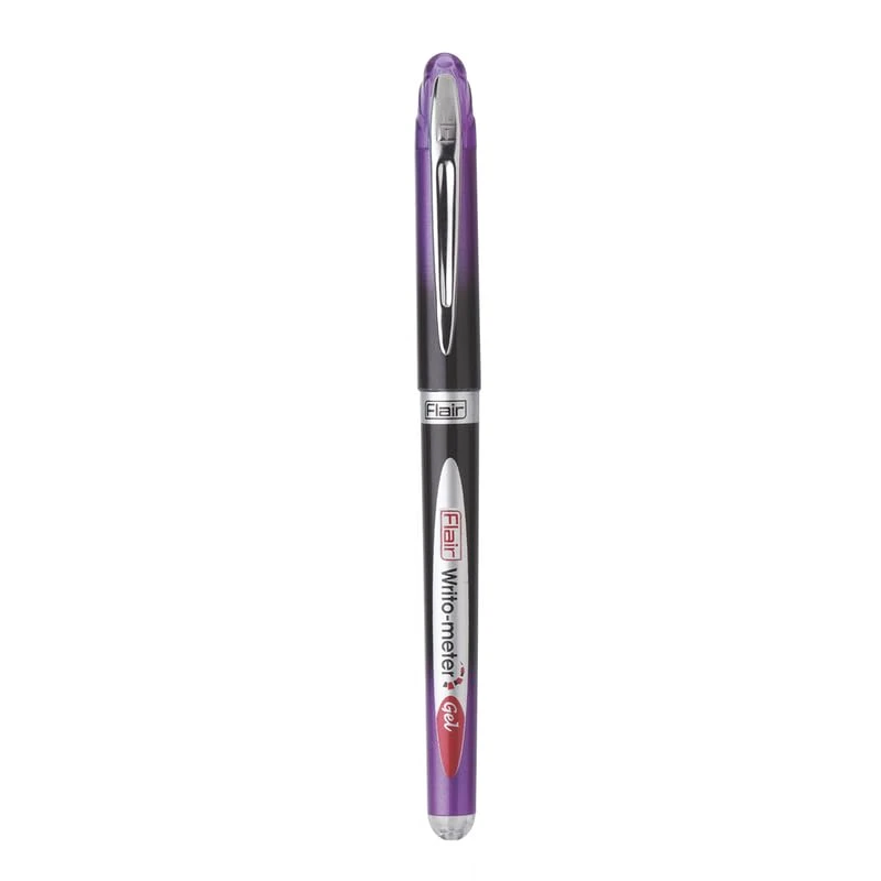FLAIR Writometer Gel Pen | Black Ink, Pack of 20 FLAIR Writometer Gel Pen | Black Ink, Pack of 20