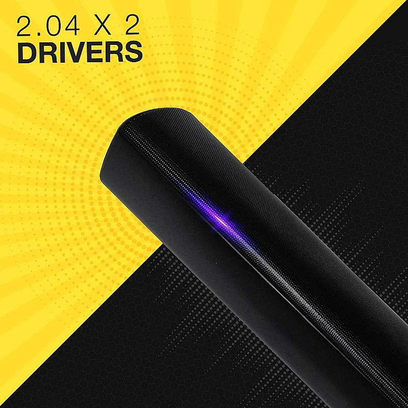 FLiX Beetel Mini Soundbar Wireless 10W Bluetoothv5.1 Speaker Black FLiX Beetel Mini Soundbar Wireless 10W Bluetoothv5.1 Speaker Black
