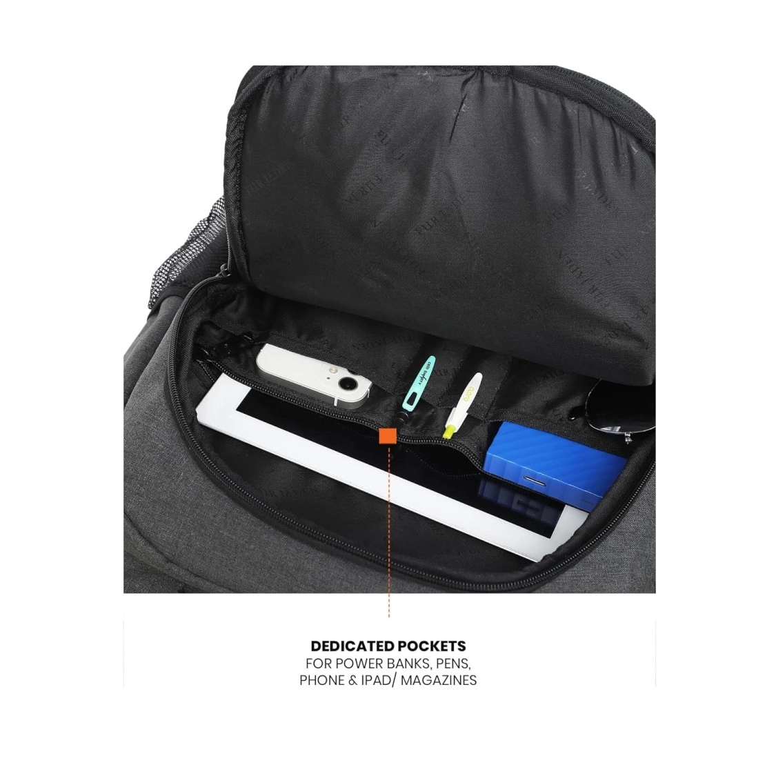 FUR JADEN Travel Laptop Backpack, Business Backpacks with USB Charging Port, Water Resistant College School Computer Bag for Men & Women Fits Under 15.6 inch Laptop and Notebook