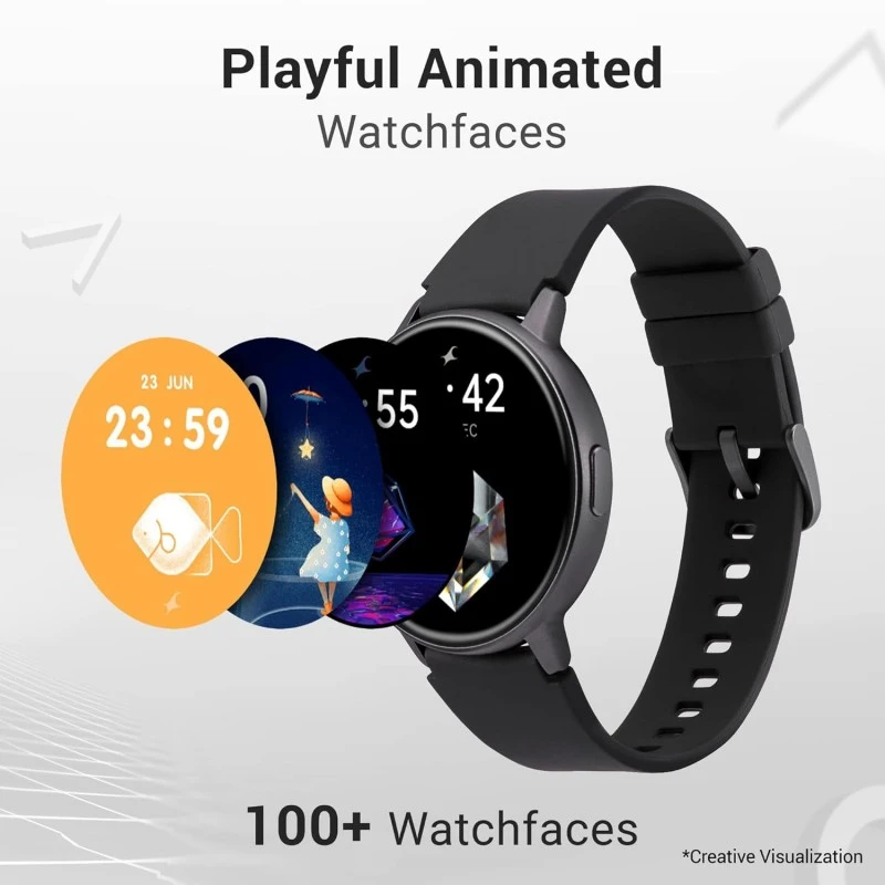 Fastrack Reflex Play|1.3” AMOLED Display Smart Watch with AOD|Premium Metallic Body|Animated Watchfaces|in-Built Games|BP & Sleep Monitor|24x7 HRM|SpO2|Multiple Sports Modes|Upto 7 Day Battery|IP68 Fastrack Reflex Play|1.3” AMOLED Display Smart Watch with AOD|Premium Metallic Body|Animated Watchfaces|in-Built Games|BP & Sleep Monitor|24x7 HRM|SpO2|Multiple Sports Modes|Upto 7 Day Battery|IP68