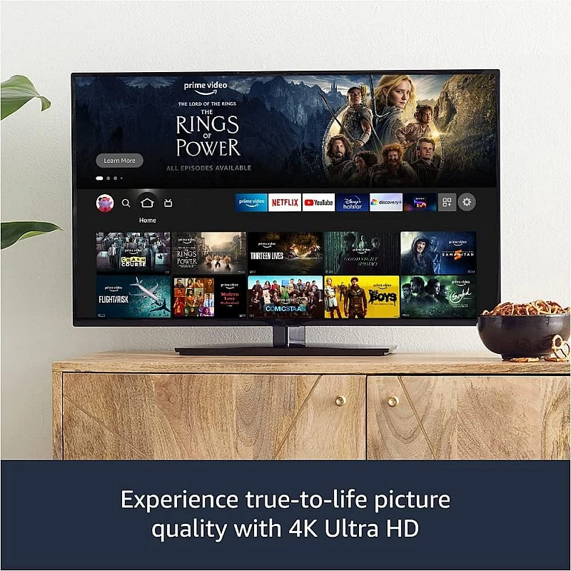 Fire TV Stick 4K with all-new Alexa Voice Remote (includes TV and app controls), Dolby Vision Fire TV Stick 4K with all-new Alexa Voice Remote (includes TV and app controls), Dolby Vision
