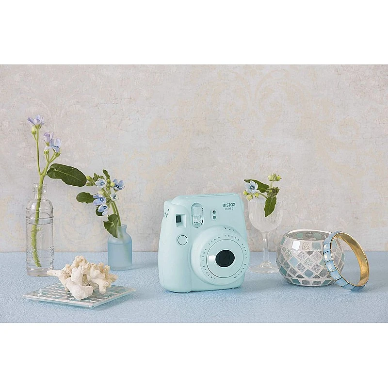 Fujifilm Instax Mini 9 Instant Camera (Ice Blue) - Fujifilm Instax Mini 9 Instant Camera (Ice Blue) -