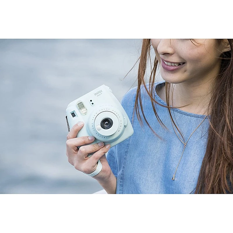 Fujifilm Instax Mini 9 Instant Camera (Ice Blue) - Fujifilm Instax Mini 9 Instant Camera (Ice Blue) -