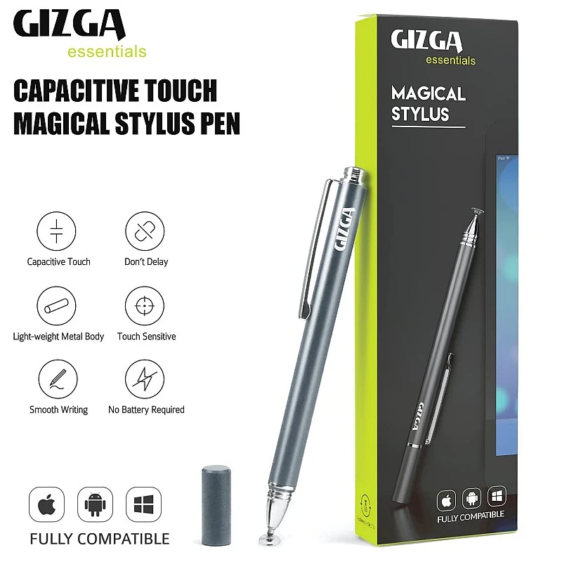 GIZGA essentials 3rd Generation Capacitive Stylus Pen for Smartphones Tablets iOs Android Windows Touch Screen Devices GIZGA essentials 3rd Generation Capacitive Stylus Pen for Smartphones Tablets iOs Android Windows Touch Screen Devices