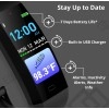 GOQii Vital 3.0 Full Touch, Smart Notification Waterproof, Smart tracker For Android Phones, Body Temperature,Blood Pressure, Heart Rate & Sleep Tracking with 3 months Personal Health Coaching (Black)