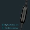 GOVO GOBASS 410 in-Ear Wired Earphones with Mic (Platinum Black)