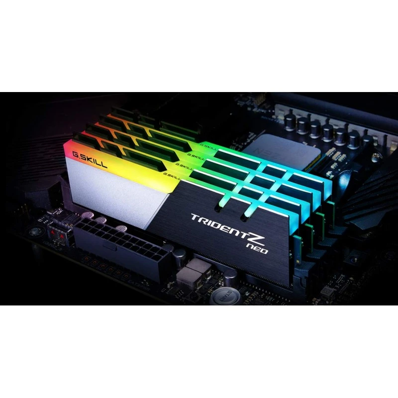 G.SKILL Trident Z Neo 16GB (2 * 8GB) DDR4 3200MHz CL16-18-18-38 1.35V Desktop Memory RAM - F4-3200C16D-16GTZN G.SKILL Trident Z Neo 16GB (2 * 8GB) DDR4 3200MHz CL16-18-18-38 1.35V Desktop Memory RAM - F4-3200C16D-16GTZN