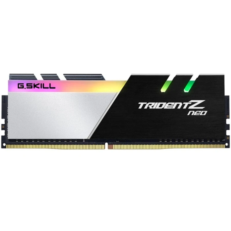 G.SKILL Trident Z Neo 64GB (2 * 32GB) DDR4 3600MHz CL18-22-22-42 1.35V Desktop Memory RAM - F4-3600C18D-64GTZN G.SKILL Trident Z Neo 64GB (2 * 32GB) DDR4 3600MHz CL18-22-22-42 1.35V Desktop Memory RAM - F4-3600C18D-64GTZN