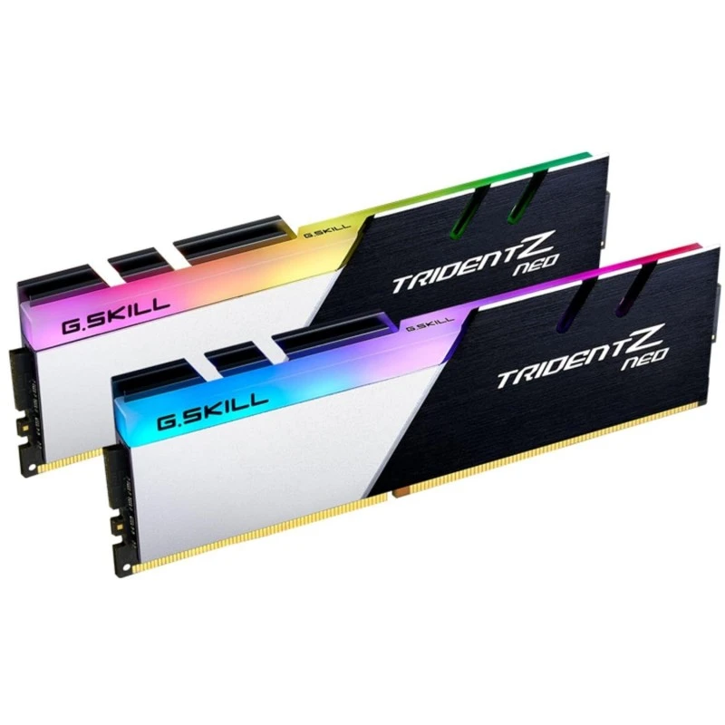 G.SKILL Trident Z Neo 64GB (2 * 32GB) DDR4 3600MHz CL18-22-22-42 1.35V Desktop Memory RAM - F4-3600C18D-64GTZN G.SKILL Trident Z Neo 64GB (2 * 32GB) DDR4 3600MHz CL18-22-22-42 1.35V Desktop Memory RAM - F4-3600C18D-64GTZN