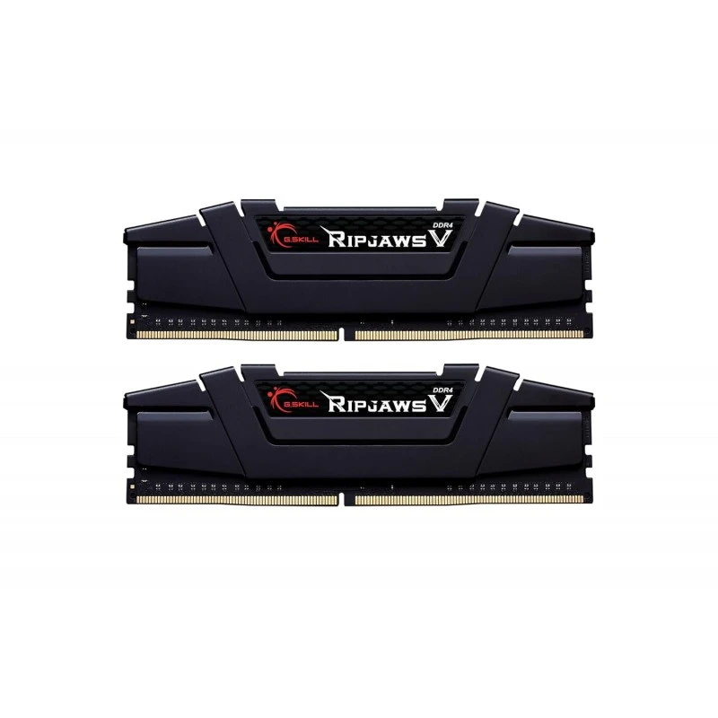 G.Skill Ripjaws V 16GB (2x8GB) DDR4-3200MHz CL16-18-18-38 1.35V Desktop Memory RAM - F4-3200C16D-16GVKB, Black G.Skill Ripjaws V 16GB (2x8GB) DDR4-3200MHz CL16-18-18-38 1.35V Desktop Memory RAM - F4-3200C16D-16GVKB, Black