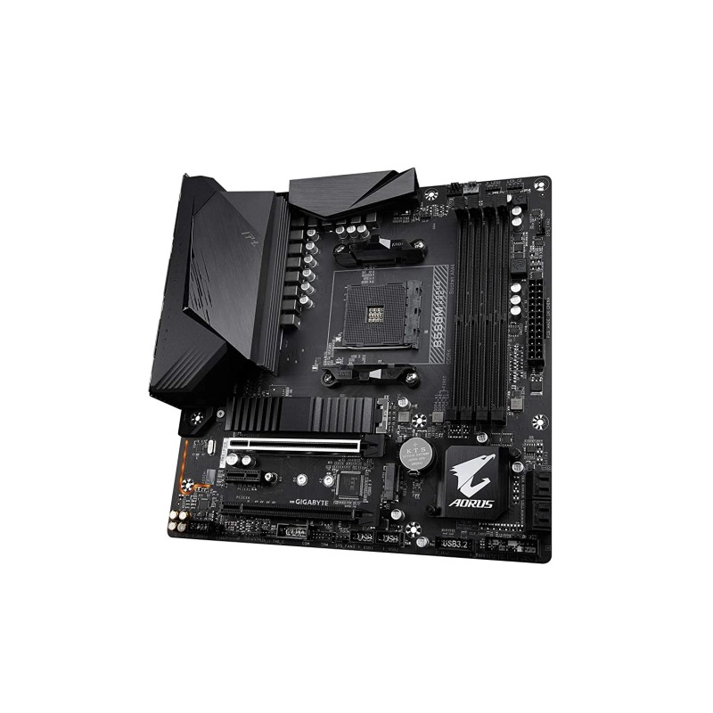 Gigabyte B550M AORUS PRO-P AMD Ryzen 5000 B550 Micro ATX M.2 Thermal Guard HDMI DVI USB 3.2 Gen 2 DDR4 Motherboard Gigabyte B550M AORUS PRO-P AMD Ryzen 5000 B550 Micro ATX M.2 Thermal Guard HDMI DVI USB 3.2 Gen 2 DDR4 Motherboard