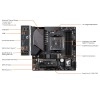 Gigabyte B550M AORUS PRO-P AMD Ryzen 5000 B550 Micro ATX M.2 Thermal Guard HDMI DVI USB 3.2 Gen 2 DDR4 Motherboard Gigabyte B550M AORUS PRO-P AMD Ryzen 5000 B550 Micro ATX M.2 Thermal Guard HDMI DVI USB 3.2 Gen 2 DDR4 Motherboard